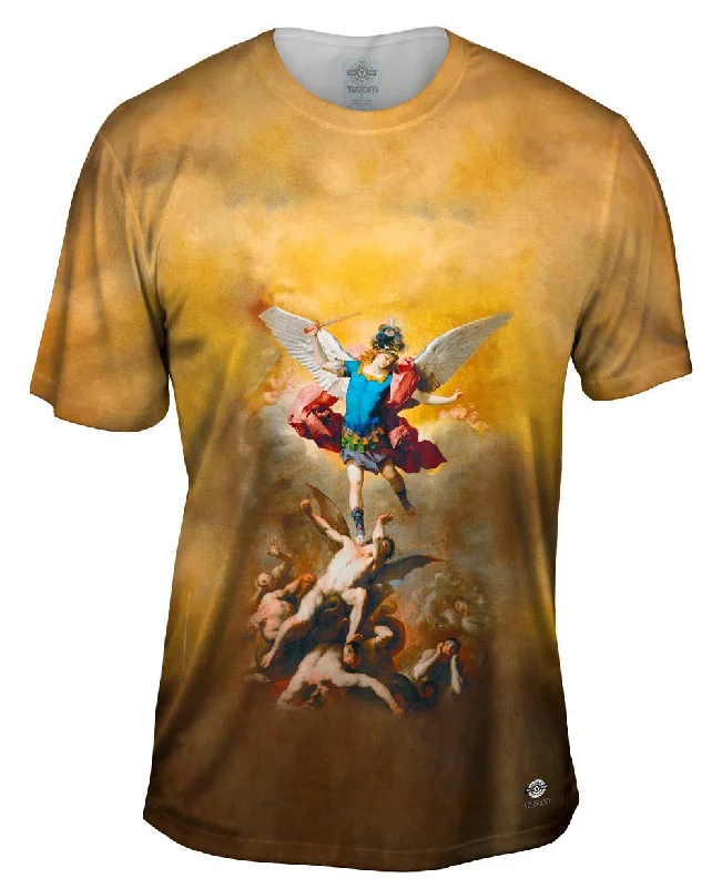 Men's lightweight performance t - shirts for running marathonsLuca Giordano - "Luca Fallen Angels" (1666)