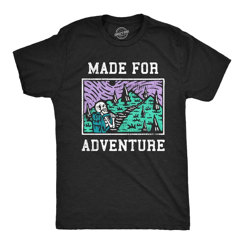 Men's distressed denim - look t - shirts with a rugged appealMade For Adventure Men's T Shirt Men's distressed denim - look t - shirts with a rugged appealMade For Adventure Men's T Shirt