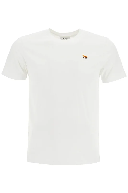 Men's eco - friendly recycled t - shirts for sustainable fashion choicesMaison Kitsune Men's Baby Fox Patch T-Shirt Men's eco - friendly recycled t - shirts for sustainable fashion choicesMaison Kitsune Men's Baby Fox Patch T-Shirt
