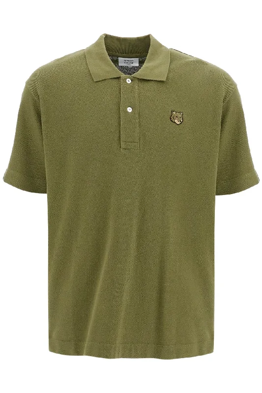 Men's organic cotton crew - neck t - shirts for everyday comfortMaison Kitsune Men's 'Bold Fox Head Comfort Fit Polo Shirt Men's organic cotton crew - neck t - shirts for everyday comfortMaison Kitsune Men's 'Bold Fox Head Comfort Fit Polo Shirt