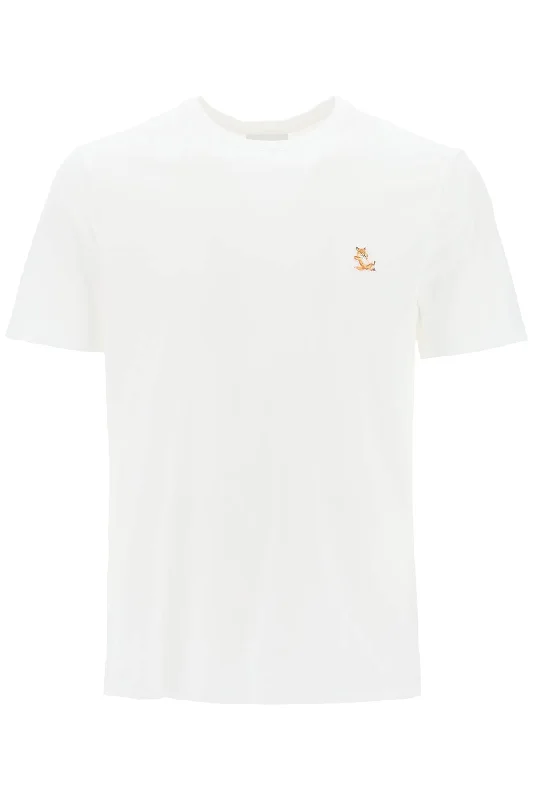 Men's printed Hawaiian t - shirts for tropical vacationsMaison Kitsune Men's Chillax Fox Patch T-Shirt Men's printed Hawaiian t - shirts for tropical vacationsMaison Kitsune Men's Chillax Fox Patch T-Shirt