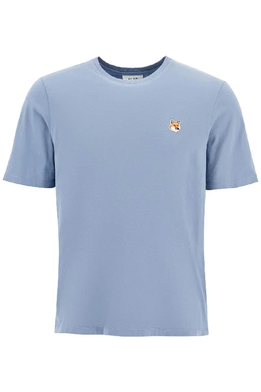 Men's button - front t - shirts with a unique artistic printMaison Kitsune Men's Fox Head T-Shirt Men's button - front t - shirts with a unique artistic printMaison Kitsune Men's Fox Head T-Shirt