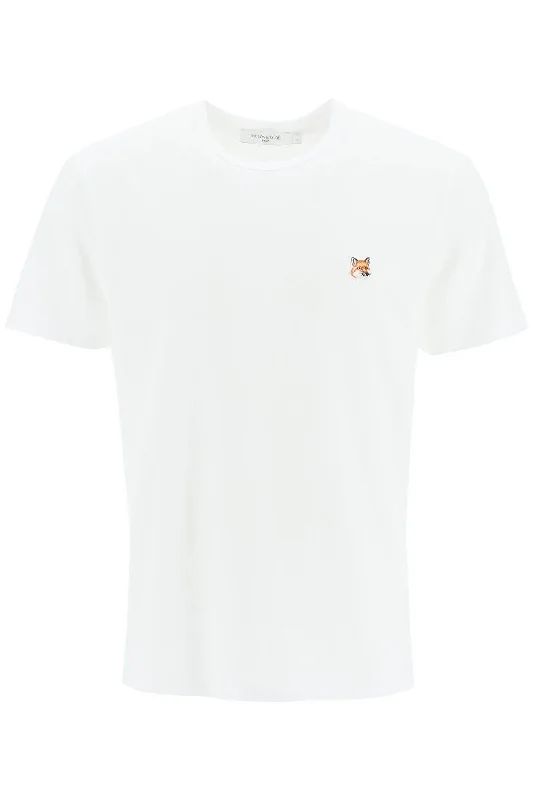 Men's smart - casual checkered t - shirts for semi - formal occasionsMaison Kitsune Men's Fox Head T-Shirt Men's smart - casual checkered t - shirts for semi - formal occasionsMaison Kitsune Men's Fox Head T-Shirt