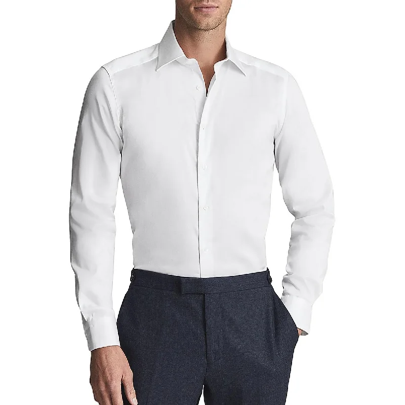 Men's moisture - wicking athletic t - shirts for intense workoutsMens Cotton Blend Stretch Button-Down Shirt Men's moisture - wicking athletic t - shirts for intense workoutsMens Cotton Blend Stretch Button-Down Shirt