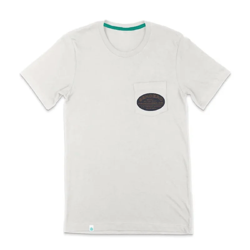 Men's UV - protection t - shirts for outdoor activities in the sunMen's Jackalope Pocket Tee In Vintage White Men's UV - protection t - shirts for outdoor activities in the sunMen's Jackalope Pocket Tee In Vintage White