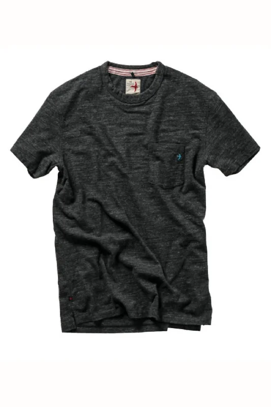Men's organic cotton crew - neck t - shirts for everyday comfortMen's Ringspun Pocket Tee In Dark Charcoal Men's organic cotton crew - neck t - shirts for everyday comfortMen's Ringspun Pocket Tee In Dark Charcoal