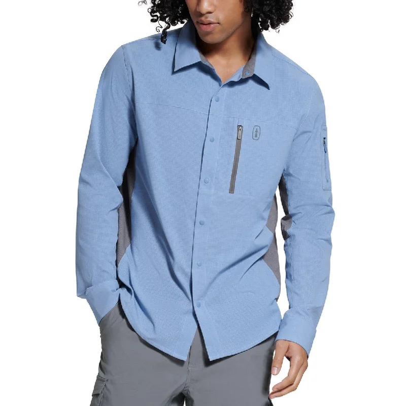 Men's organic cotton crew - neck t - shirts for everyday comfortMens Ripstop UPF 30 Button-Down Shirt Men's organic cotton crew - neck t - shirts for everyday comfortMens Ripstop UPF 30 Button-Down Shirt