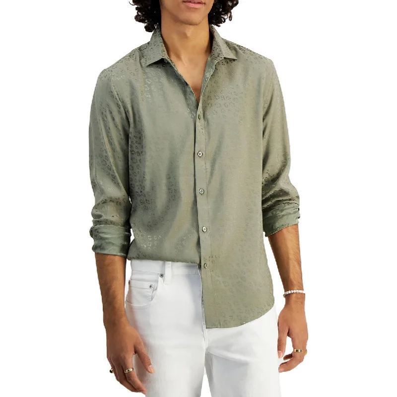 Men's v - neck muscle t - shirts for a body - building aestheticMens Shimmer Collared Button-Down Shirt Men's v - neck muscle t - shirts for a body - building aestheticMens Shimmer Collared Button-Down Shirt