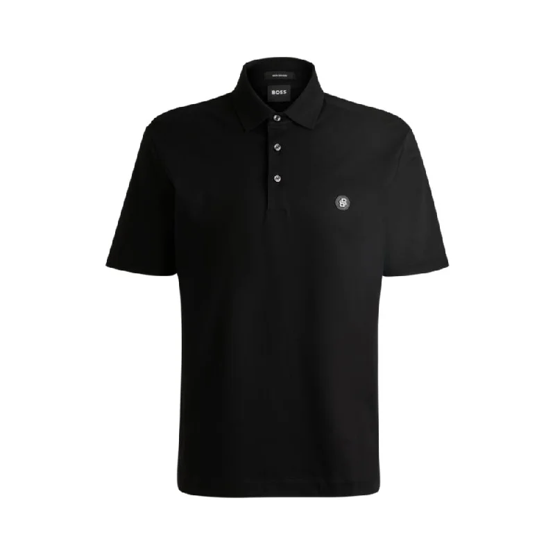 Men's moisture - wicking athletic t - shirts for intense workoutsMercerized-cotton polo shirt with double monogram Men's moisture - wicking athletic t - shirts for intense workoutsMercerized-cotton polo shirt with double monogram