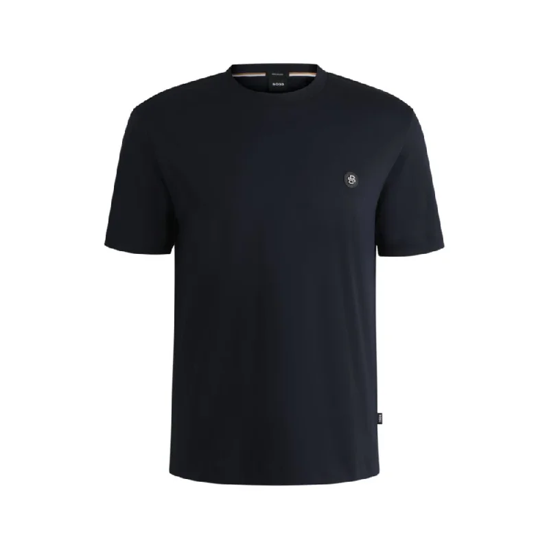 Men's eco - friendly recycled t - shirts for sustainable fashion choicesMercerized-cotton T-shirt with Double B monogram Men's eco - friendly recycled t - shirts for sustainable fashion choicesMercerized-cotton T-shirt with Double B monogram
