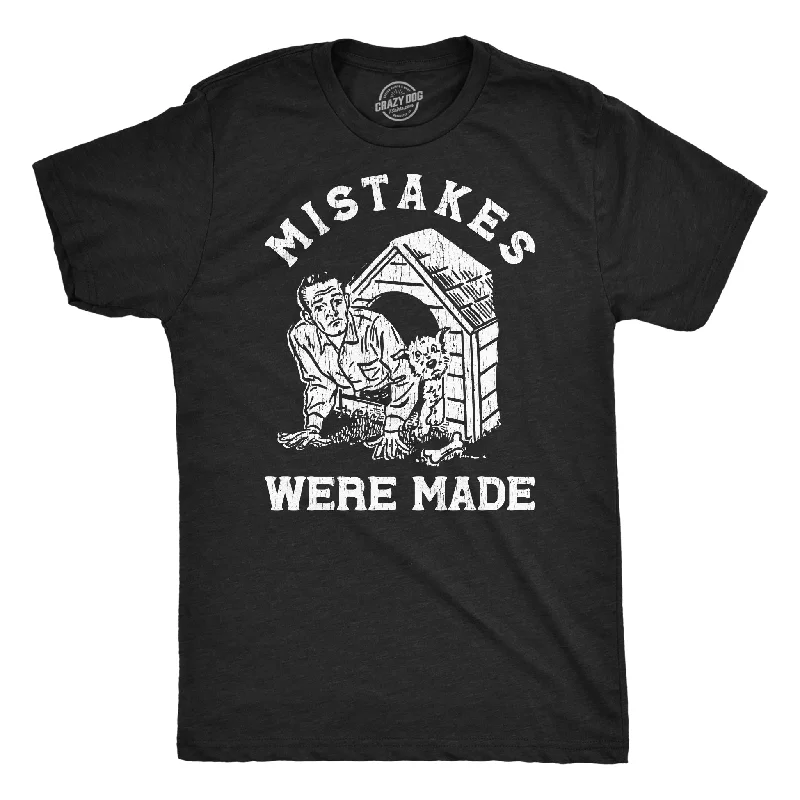 Men's distressed denim - look t - shirts with a rugged appealMistakes Were Made Men's T Shirt Men's distressed denim - look t - shirts with a rugged appealMistakes Were Made Men's T Shirt