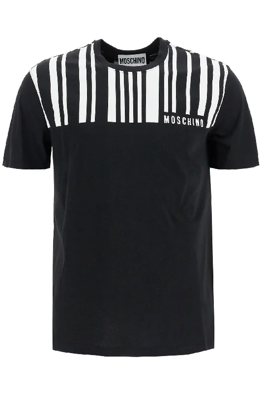 Men's eco - friendly recycled t - shirts for sustainable fashion choicesMoschino Men's Barcode T-Shirt Men's eco - friendly recycled t - shirts for sustainable fashion choicesMoschino Men's Barcode T-Shirt