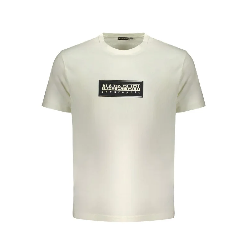 Men's distressed denim - look t - shirts with a rugged appealNapapijri Cotton Men's T-Shirt Men's distressed denim - look t - shirts with a rugged appealNapapijri Cotton Men's T-Shirt