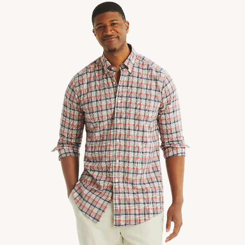 Men's UV - protection t - shirts for outdoor activities in the sunNautica Mens Big & Tall Plaid Shirt Men's UV - protection t - shirts for outdoor activities in the sunNautica Mens Big & Tall Plaid Shirt