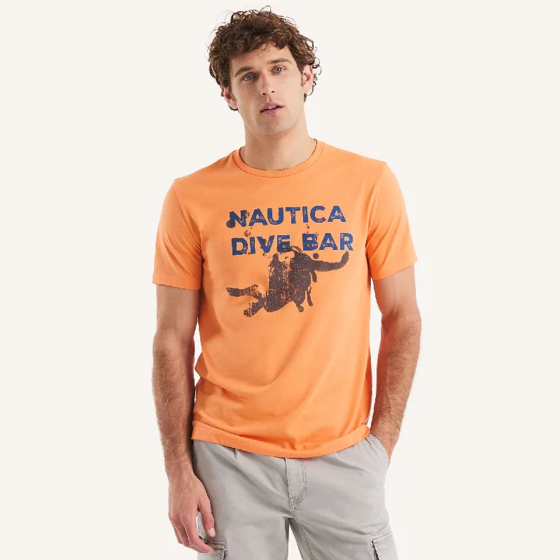 Men's plus - size pocket t - shirts with a classic lookNautica Mens Dive Bar Graphic T-Shirt Men's plus - size pocket t - shirts with a classic lookNautica Mens Dive Bar Graphic T-Shirt