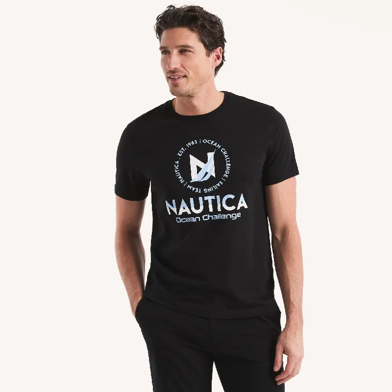 Men's moisture - wicking athletic t - shirts for intense workoutsNautica Mens Ocean Challenge Graphic T-Shirt Men's moisture - wicking athletic t - shirts for intense workoutsNautica Mens Ocean Challenge Graphic T-Shirt