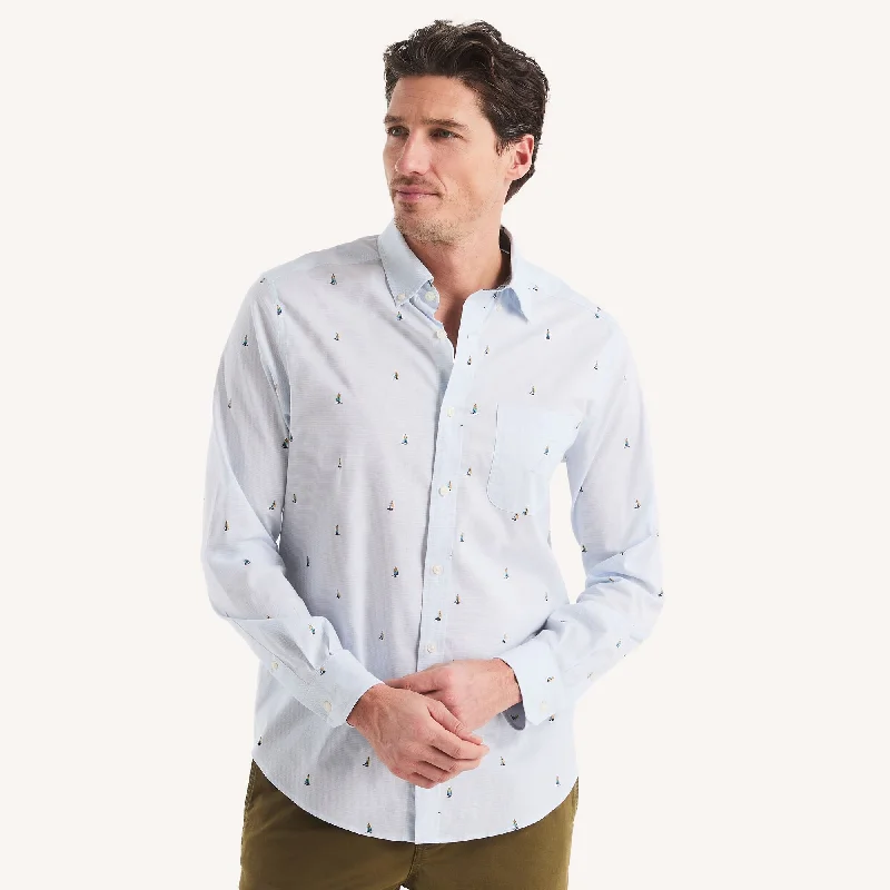 Men's mock - neck t - shirts with a modern and sleek styleNautica Mens Printed Shirt Men's mock - neck t - shirts with a modern and sleek styleNautica Mens Printed Shirt