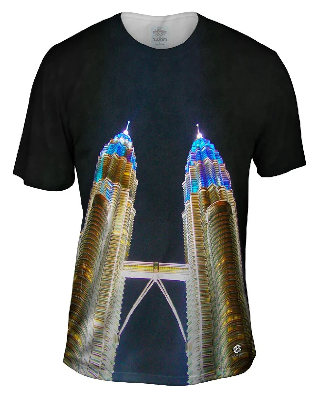 Men's distressed denim - look t - shirts with a rugged appealPetronas Towers Kuala Lumpur Men's distressed denim - look t - shirts with a rugged appealPetronas Towers Kuala Lumpur