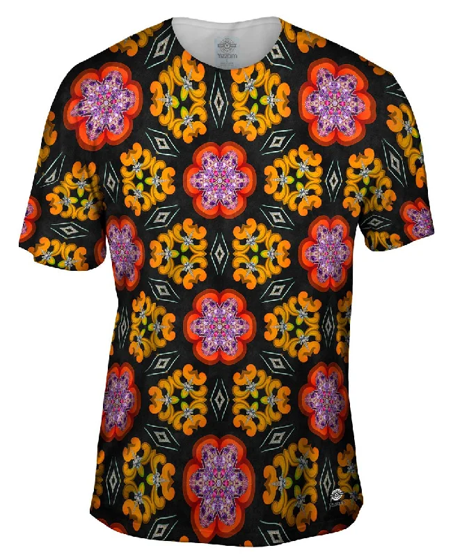 Men's v - neck muscle t - shirts for a body - building aestheticPittsburgh Flowers Pattern Men's v - neck muscle t - shirts for a body - building aestheticPittsburgh Flowers Pattern
