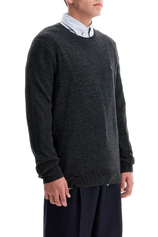 Men's ribbed t - shirts with a textured finish for added stylePolo Ralph Lauren Crewneck Pullover With Embroidered Men's ribbed t - shirts with a textured finish for added stylePolo Ralph Lauren Crewneck Pullover With Embroidered