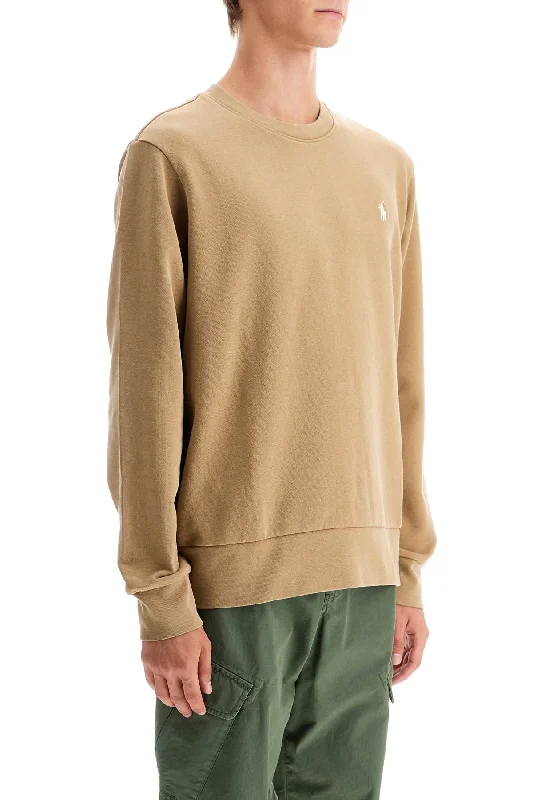 Men's button - front t - shirts with a unique artistic printPolo Ralph Lauren Logo Crewneck Sweatshirt Men's button - front t - shirts with a unique artistic printPolo Ralph Lauren Logo Crewneck Sweatshirt