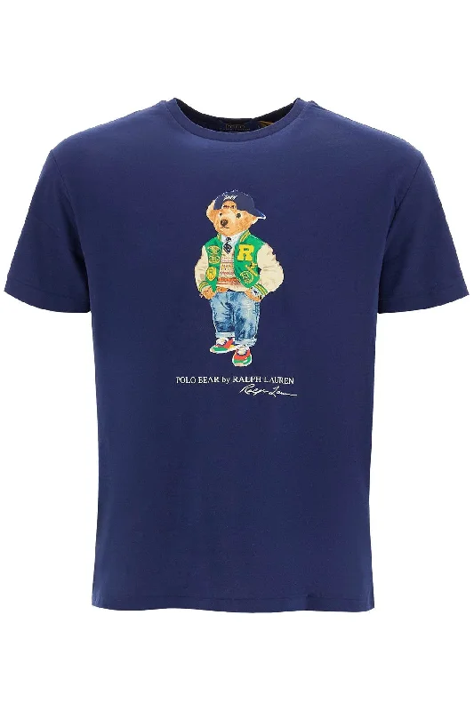 Men's button - front t - shirts with a unique artistic printPolo Ralph Lauren Men's Classic Fit T-Shirt With Polo Bear Print Men's button - front t - shirts with a unique artistic printPolo Ralph Lauren Men's Classic Fit T-Shirt With Polo Bear Print