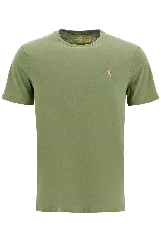 Men's slim - fit graphic t - shirts with vintage rock band printsPolo Ralph Lauren Men's Custom Slim Fit Crewneck T-Shirt Men's slim - fit graphic t - shirts with vintage rock band printsPolo Ralph Lauren Men's Custom Slim Fit Crewneck T-Shirt