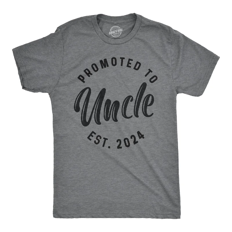 Men's plus - size pocket t - shirts with a classic lookPromoted To Uncle 2024 Men's T Shirt Men's plus - size pocket t - shirts with a classic lookPromoted To Uncle 2024 Men's T Shirt