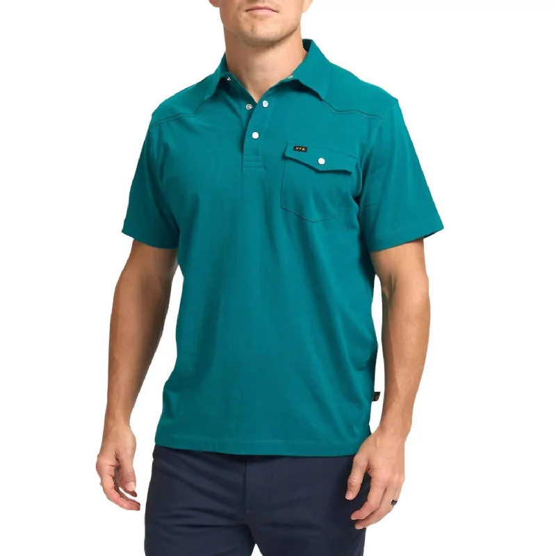 Men's plus - size pocket t - shirts with a classic lookRanchero Polo In Ultramarine