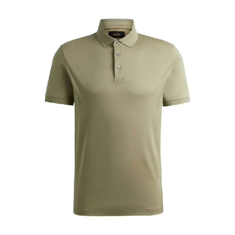 Men's thermal t - shirts with a high - neck design for cold weatherRegular-fit polo shirt in mercerized Italian cotton Men's thermal t - shirts with a high - neck design for cold weatherRegular-fit polo shirt in mercerized Italian cotton