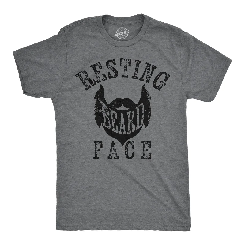 Men's eco - friendly recycled t - shirts for sustainable fashion choicesResting Beard Face Men's T Shirt Men's eco - friendly recycled t - shirts for sustainable fashion choicesResting Beard Face Men's T Shirt