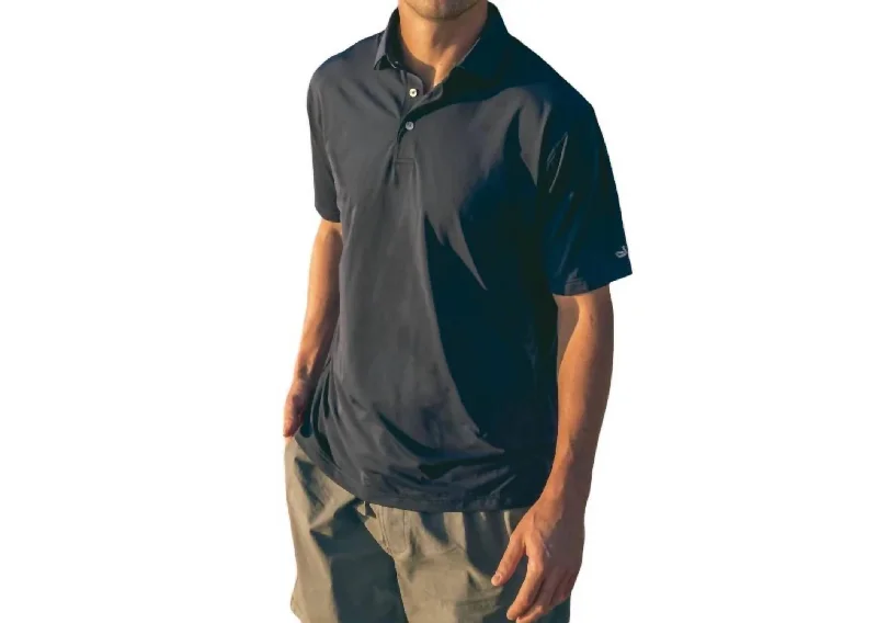 Men's smart - casual checkered t - shirts for semi - formal occasionsSanta Clara Performance Polo In Navy Men's smart - casual checkered t - shirts for semi - formal occasionsSanta Clara Performance Polo In Navy