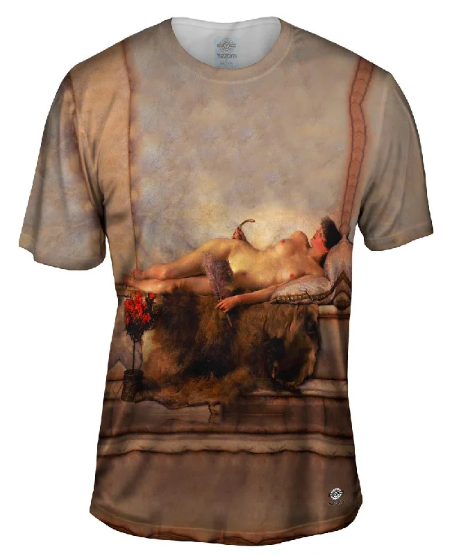 Men's moisture - wicking athletic t - shirts for intense workoutsSir Lawrence Alma-Tadema - "In the Tepidarium" (1881) Men's moisture - wicking athletic t - shirts for intense workoutsSir Lawrence Alma-Tadema - "In the Tepidarium" (1881)