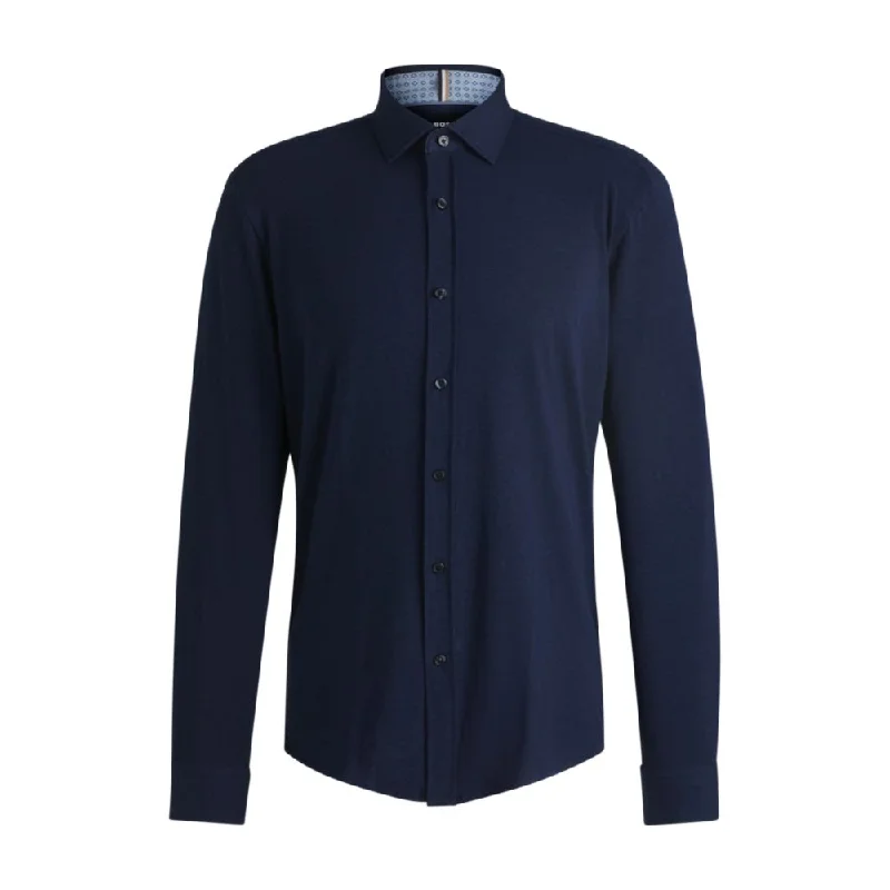 Men's organic cotton crew - neck t - shirts for everyday comfortSlim-fit shirt in stretch-cotton jersey Men's organic cotton crew - neck t - shirts for everyday comfortSlim-fit shirt in stretch-cotton jersey