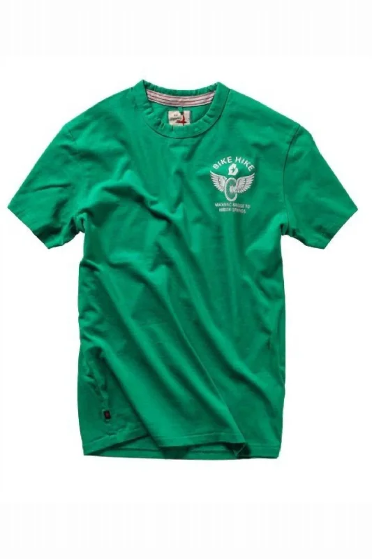 Men's v - neck muscle t - shirts for a body - building aestheticSportsman Short Sleeve Tee In Bike Hike/ Kelly Green Men's v - neck muscle t - shirts for a body - building aestheticSportsman Short Sleeve Tee In Bike Hike/ Kelly Green