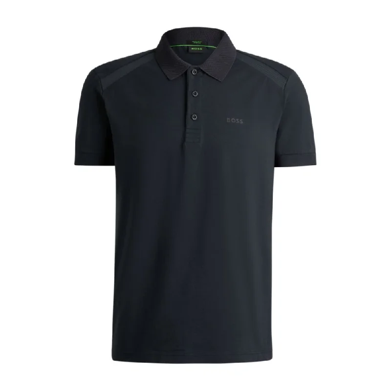 Men's plus - size pocket t - shirts with a classic lookStretch-cotton polo shirt with striped tape inserts Men's plus - size pocket t - shirts with a classic lookStretch-cotton polo shirt with striped tape inserts