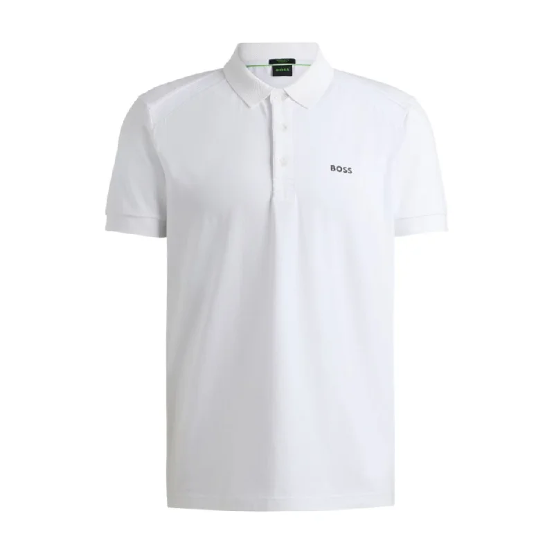 Men's organic cotton crew - neck t - shirts for everyday comfortStretch-cotton polo shirt with striped tape inserts Men's organic cotton crew - neck t - shirts for everyday comfortStretch-cotton polo shirt with striped tape inserts
