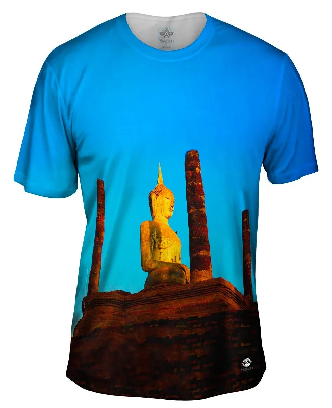 Men's plus - size pocket t - shirts with a classic lookSukhothai Shrine