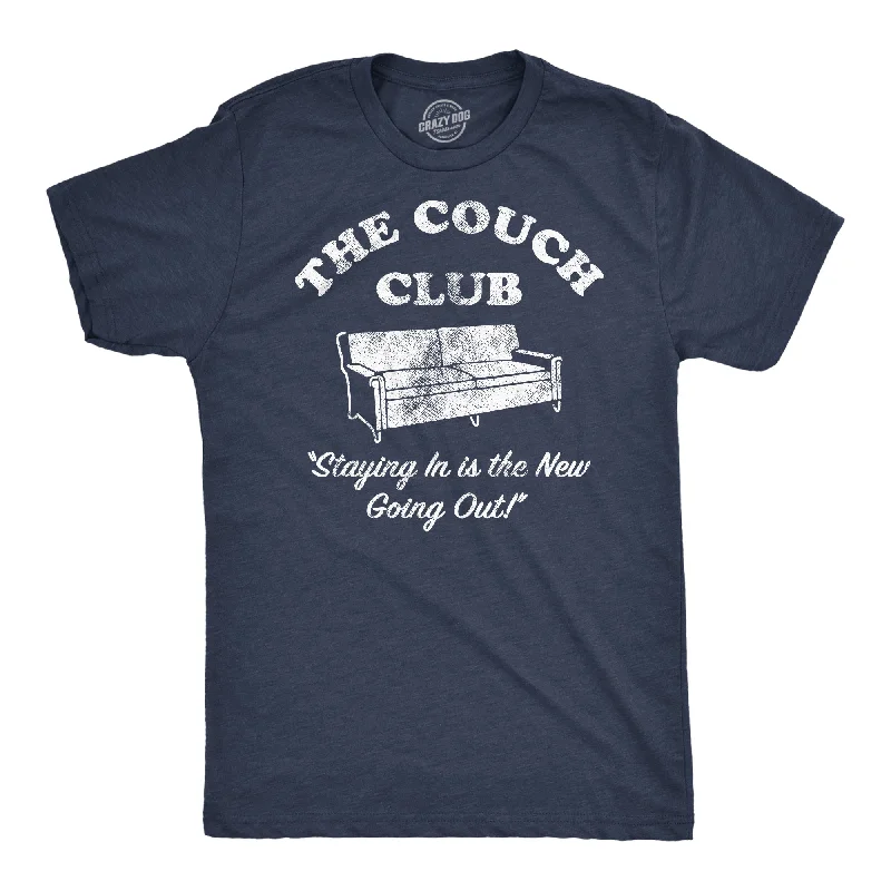 Men's organic cotton crew - neck t - shirts for everyday comfortThe Couch Club Men's T Shirt
