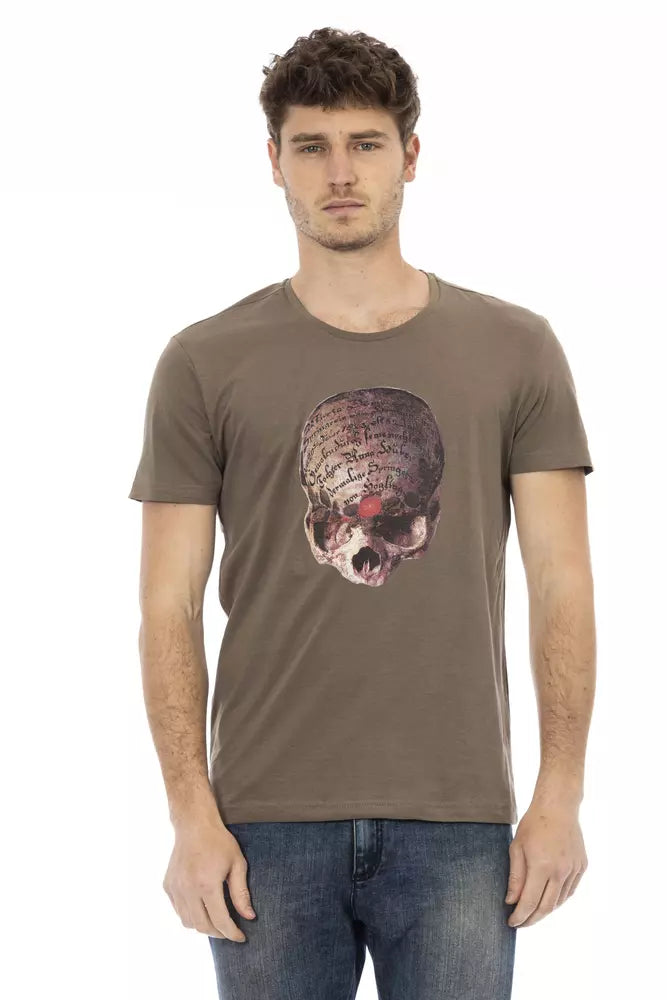 Men's polo t - shirts with a contrast collar for a preppy lookTrussardi Action Cotton Men Men's T-Shirt Men's polo t - shirts with a contrast collar for a preppy lookTrussardi Action Cotton Men Men's T-Shirt