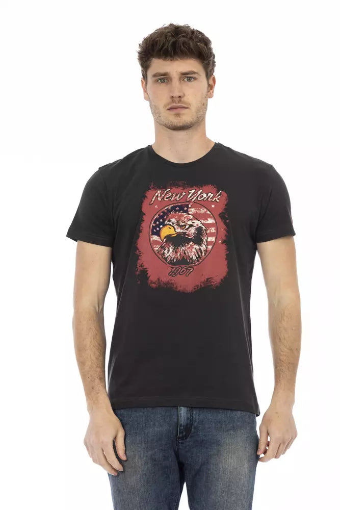 Men's mock - neck t - shirts with a modern and sleek styleTrussardi Action  Cotton Men Men's T-Shirt