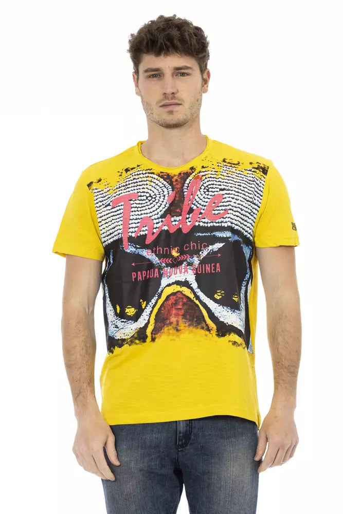 Men's button - front t - shirts with a unique artistic printTrussardi Action Cotton Men Men's TShirt Men's button - front t - shirts with a unique artistic printTrussardi Action Cotton Men Men's TShirt