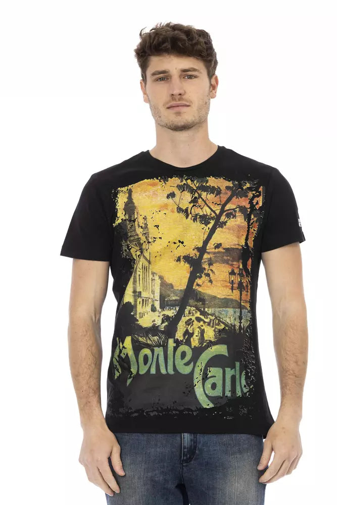 Men's moisture - wicking athletic t - shirts for intense workoutsTrussardi Action Cotton Men's Men's T-Shirt Men's moisture - wicking athletic t - shirts for intense workoutsTrussardi Action Cotton Men's Men's T-Shirt