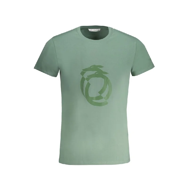 Men's printed Hawaiian t - shirts for tropical vacationsTrussardi Cotton Men's T-Shirt Men's printed Hawaiian t - shirts for tropical vacationsTrussardi Cotton Men's T-Shirt