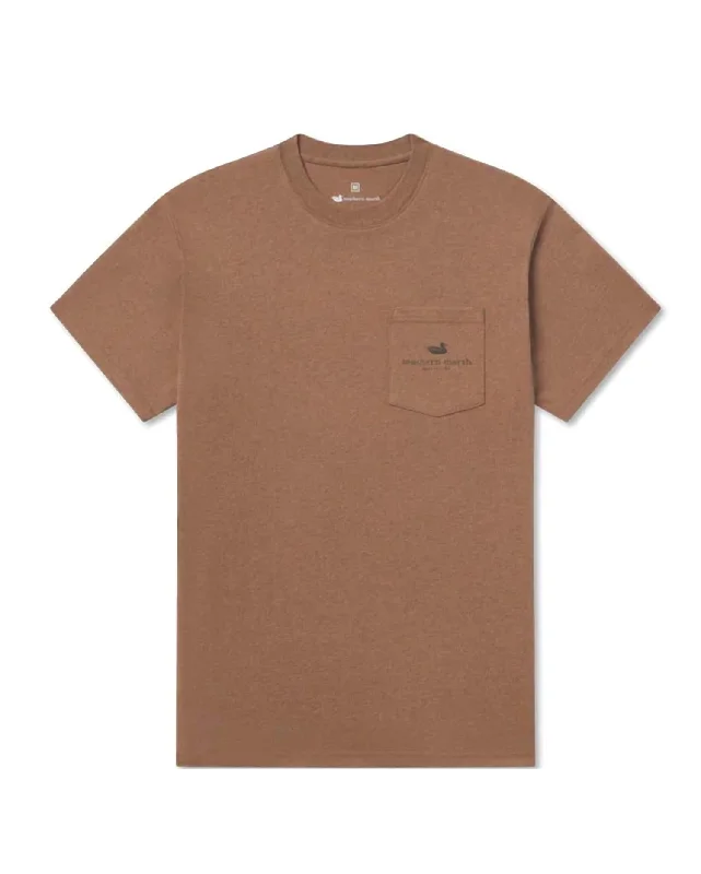Men's thermal t - shirts with a high - neck design for cold weatherUnisex Camo Duck Originals Tee In Washed Walnut Men's thermal t - shirts with a high - neck design for cold weatherUnisex Camo Duck Originals Tee In Washed Walnut