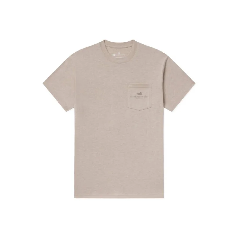 Men's tie - dye t - shirts with a bohemian styleUnisex Cowboy Badge Tee In Washed Burnt Taupe Men's tie - dye t - shirts with a bohemian styleUnisex Cowboy Badge Tee In Washed Burnt Taupe