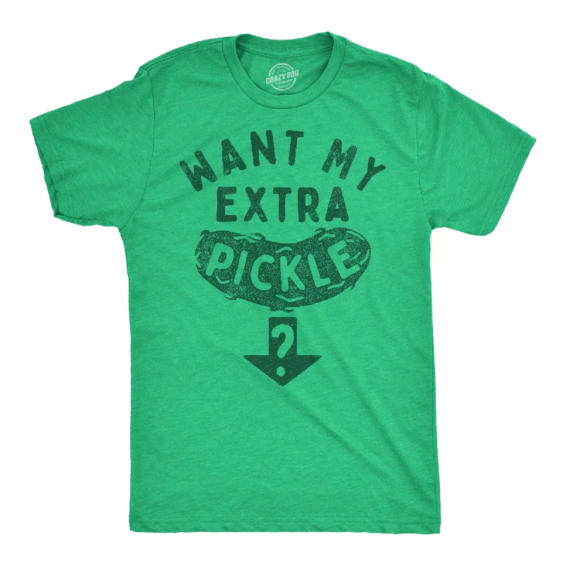 Men's plus - size pocket t - shirts with a classic lookWant My Extra Pickle Men's T Shirt Men's plus - size pocket t - shirts with a classic lookWant My Extra Pickle Men's T Shirt